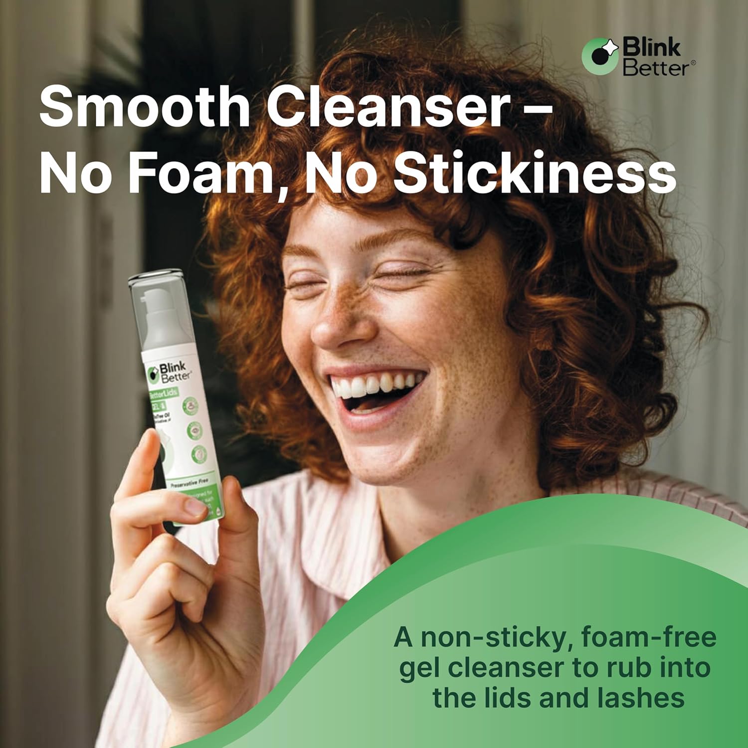 BetterLids Eyelid Cleansing Gel – Gentle Centella & Tea Tree Extract Cleanser – Refreshes & Cleanses for Daily Eyelid Care – Preservative-Free – 1.06 oz - Image 6