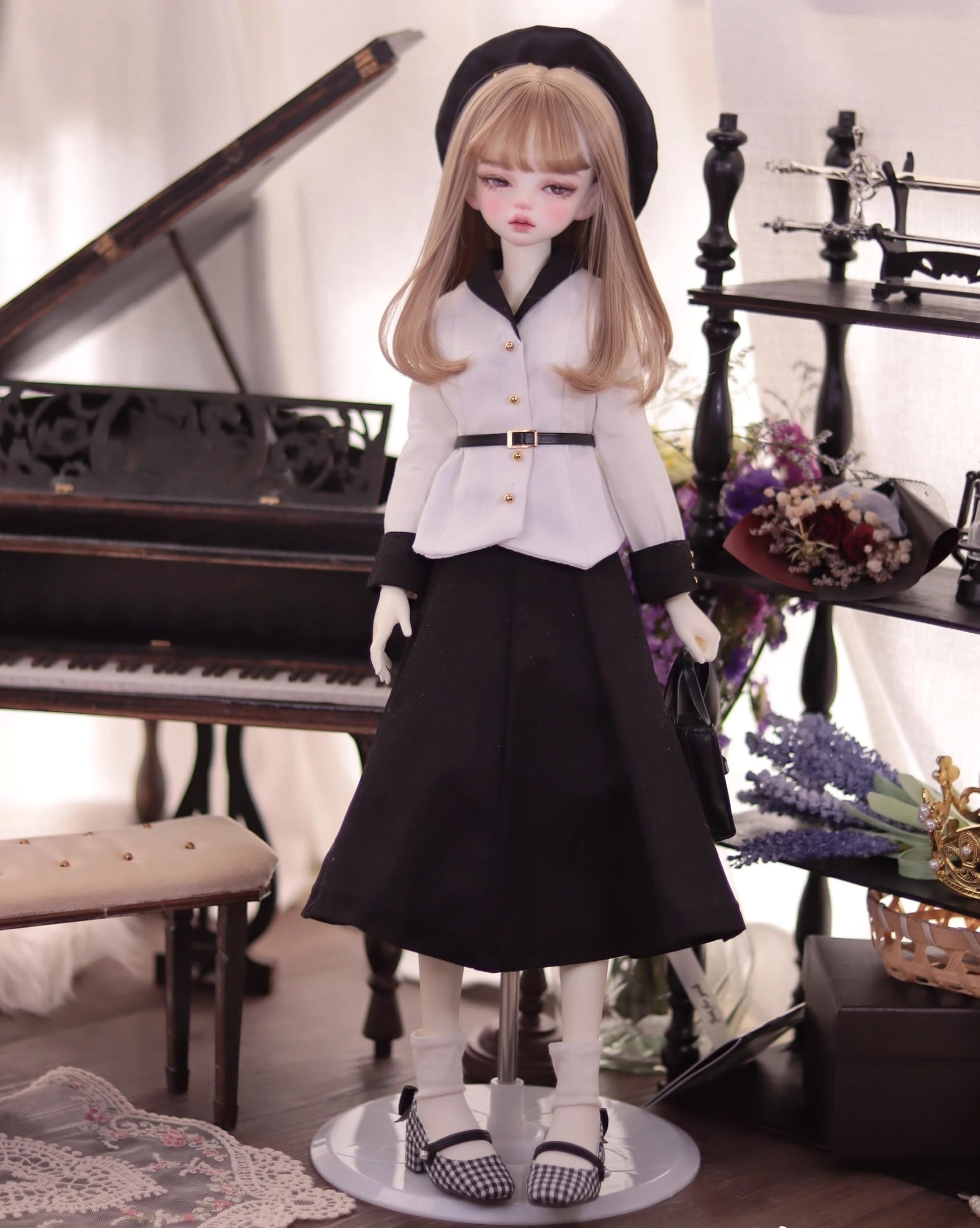 Amazon.co.jp: HAMRETHYPPZ 1/4 1/6 1/3 BJD 球体関節人形 ドレス