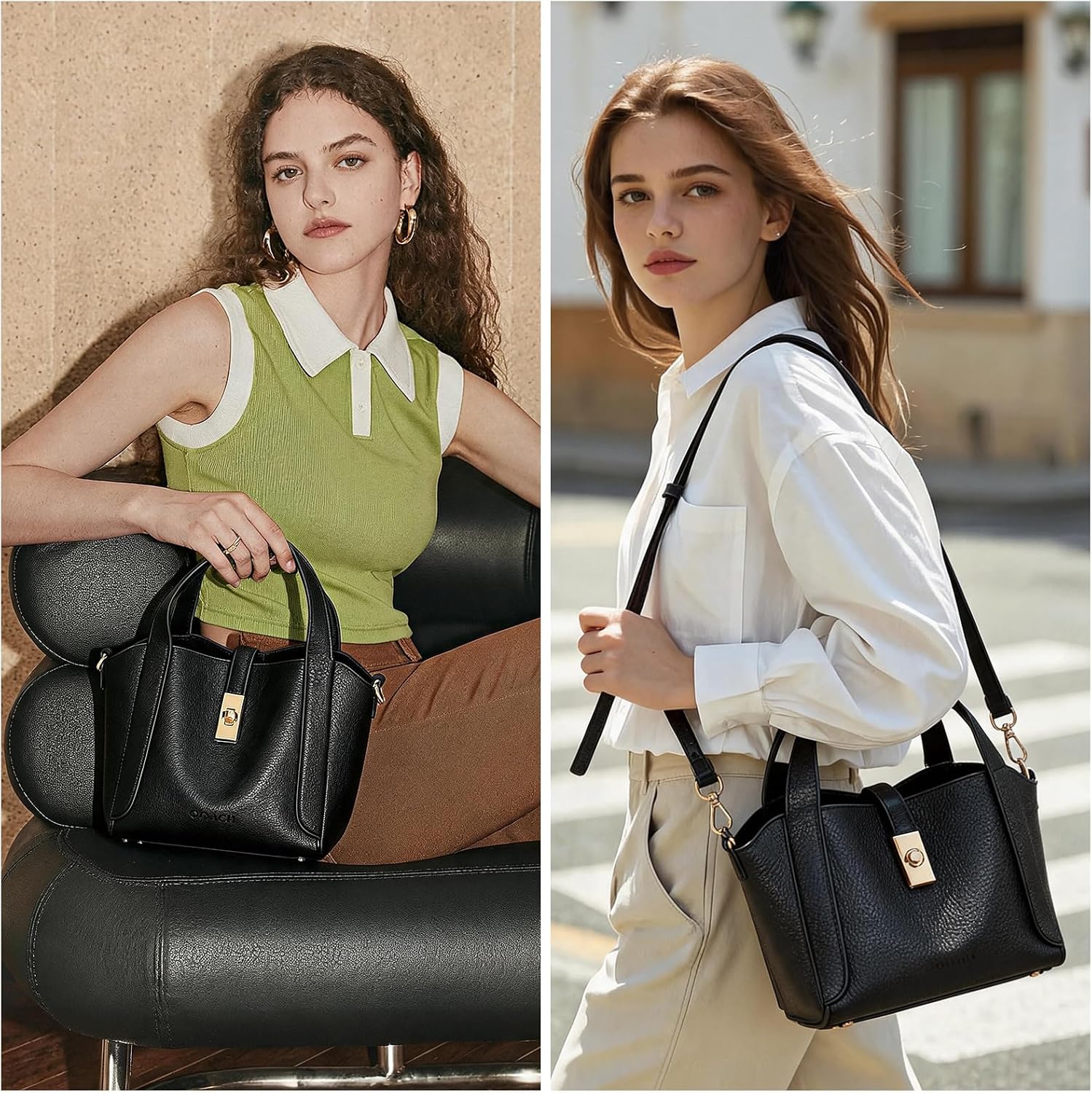 GOIACII Top Handle Bags for Women Crossbody Shoulder Purses Satchel Handbags with Removable Strap for daily work