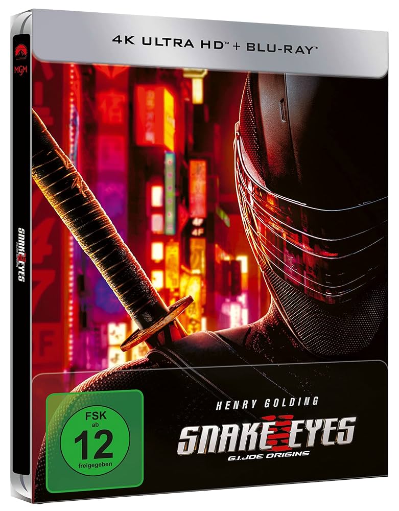 G.I.ジョー 漆黒のスネークアイズ スチールブック 4K UHD Amazon.co.jp | G.I.ジョー：漆黒のスネークアイズ 限定スチール