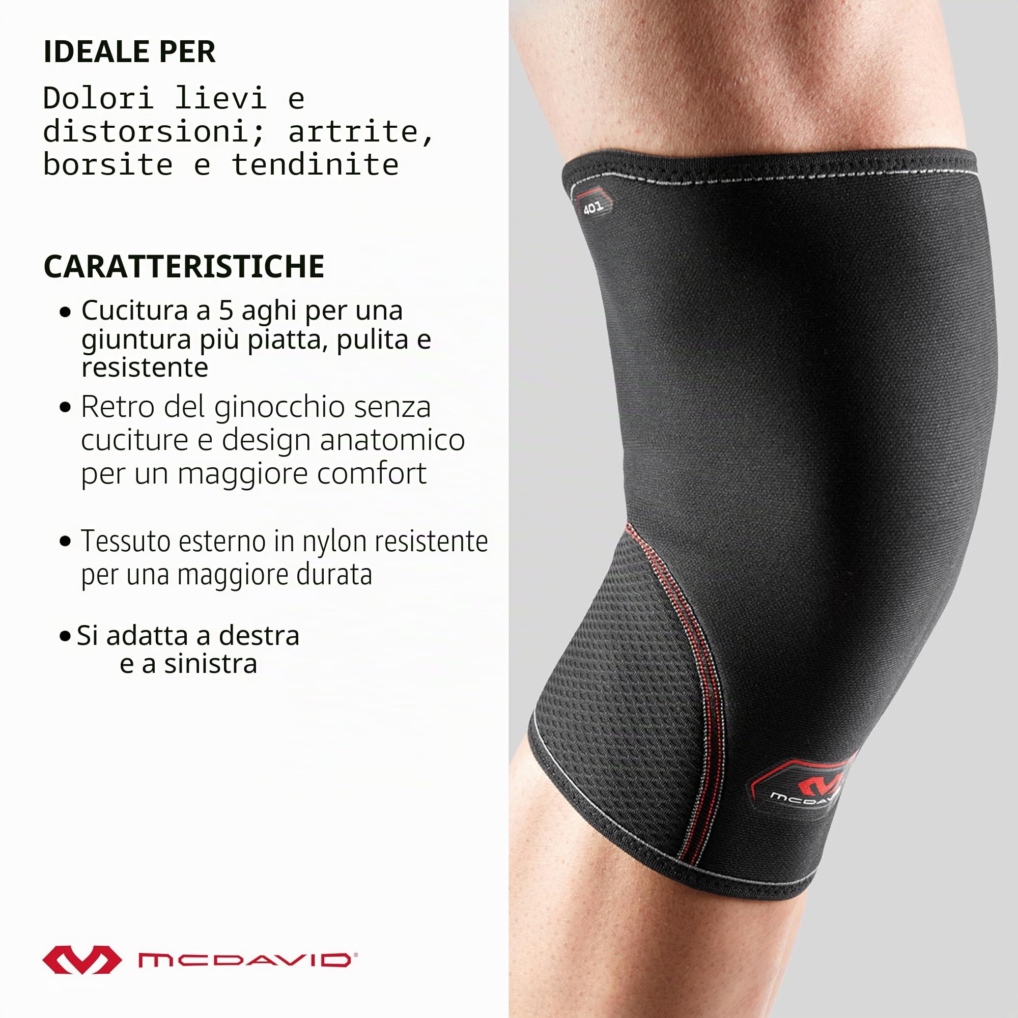 McDavid 401 – Ginocchiera