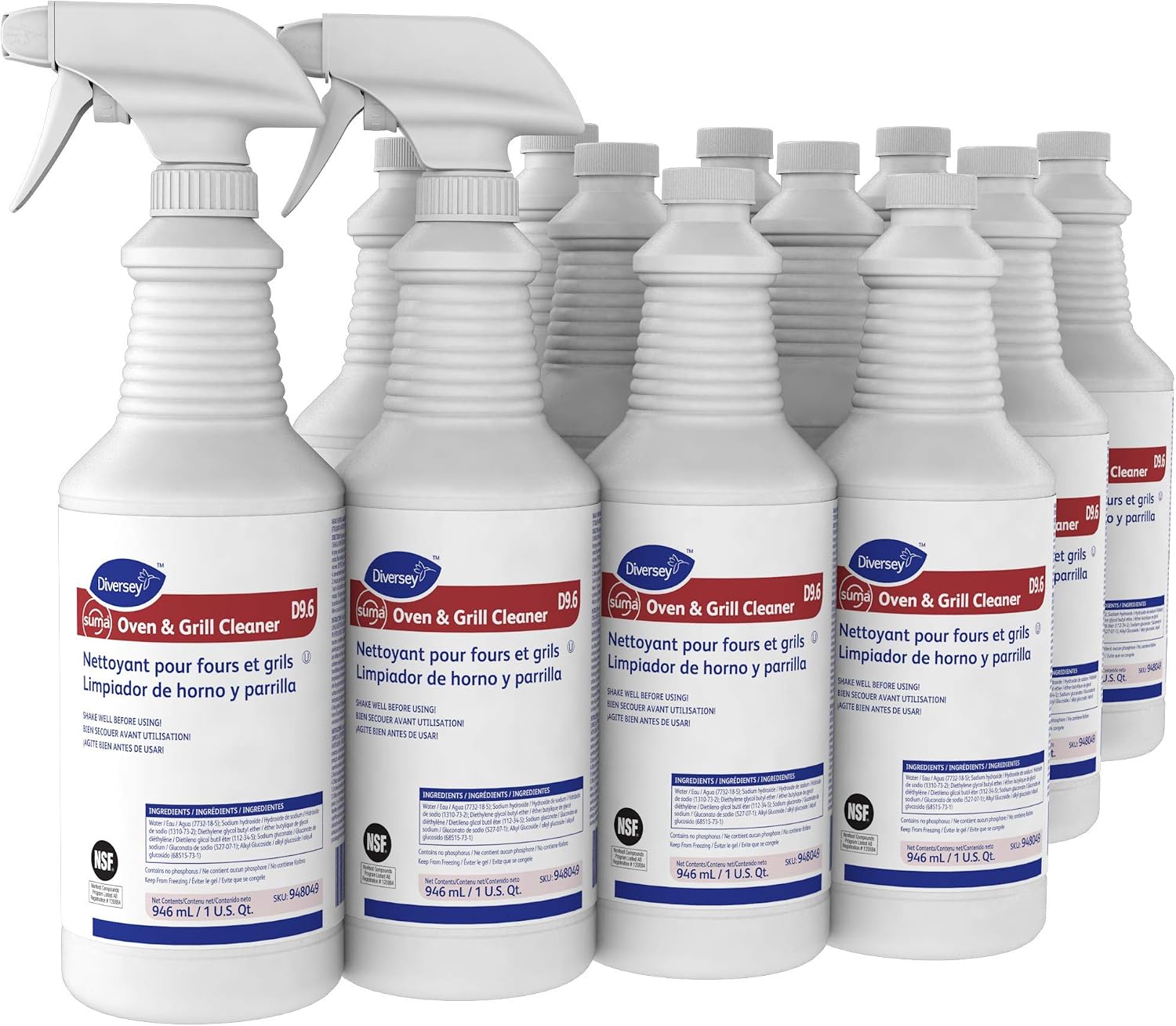 Diversey - 948049 Suma Oven and Grill Cleaner 32-Ounce, Case of 12