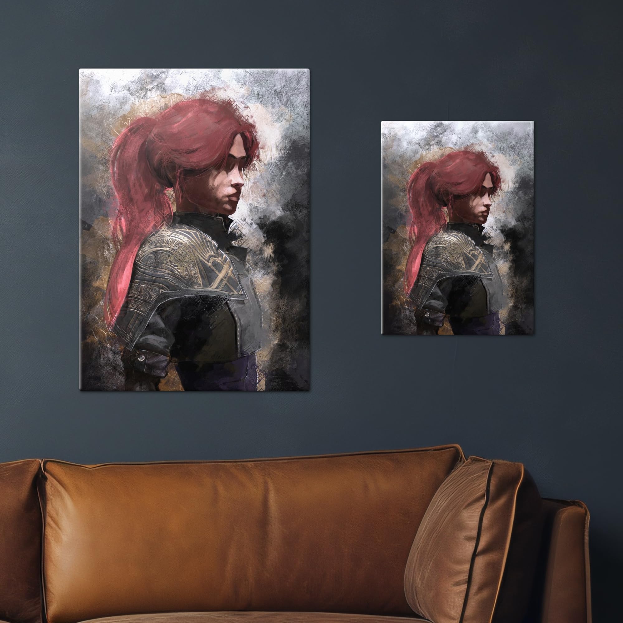 Displate Officiel Clair Obscur: Expedition 33 Poster - Maelle Concept Art - Métallique Fixation Magnétique Licence Officielle Image Affiche de Haute Qualité 45 cm x 32 cm