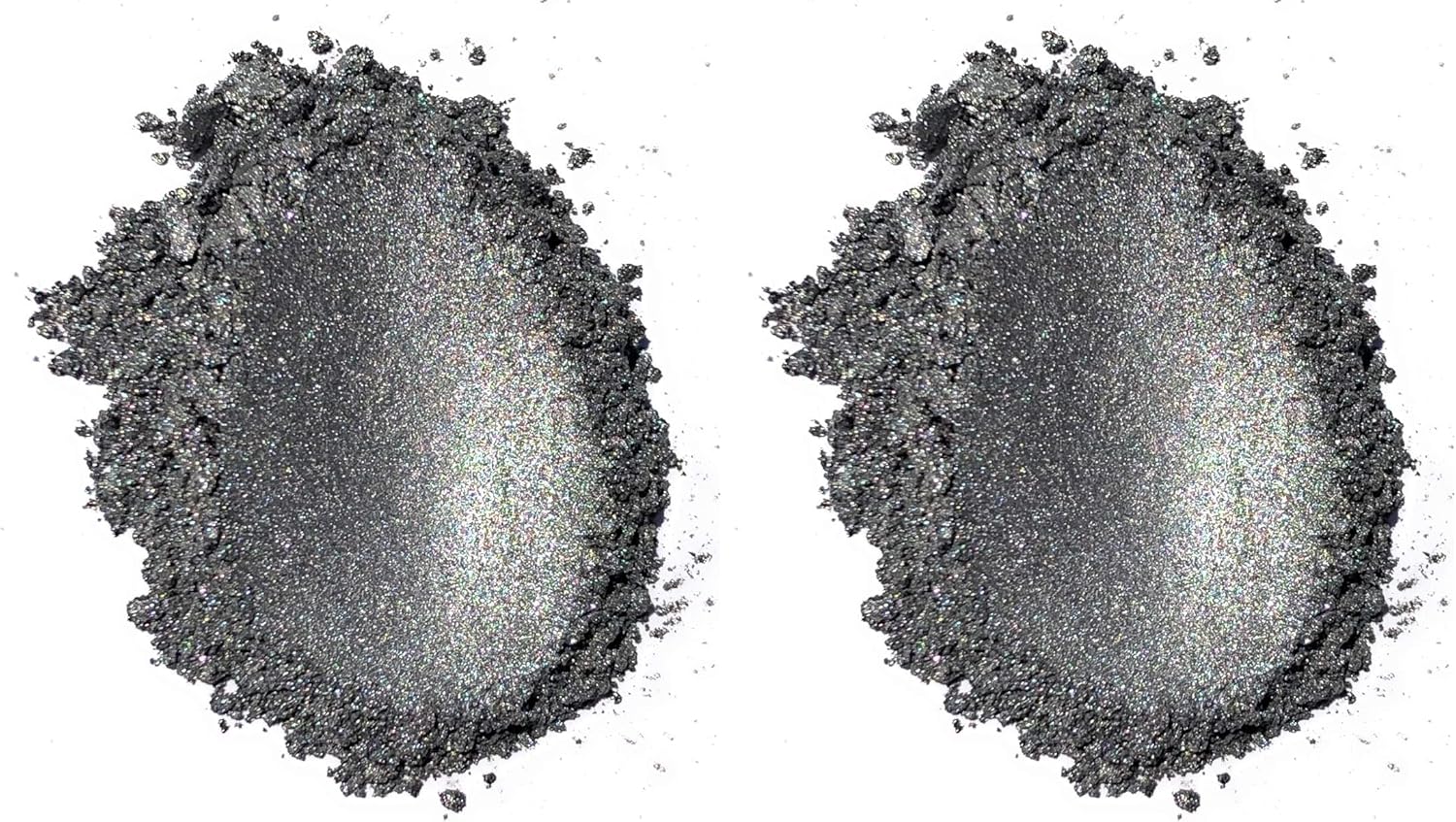 *Black Diamond MICA Pigment* (Aluminium) is a Professional Grade Mica Pigment with unrivaled Color Saturation That mixes Seamlessly with Epoxy Resin, Nail Polish,Slime, Lip Gloss... (Pack of 2)