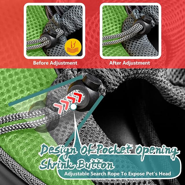 Foto 4 de 7 de PETCUTE Transportín para Mascotas Bolsa Portátil para Perros Bolsa Portador Hombro de Perro Bolso de Hombro…