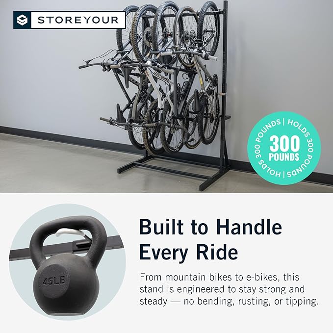 Soporte de pared para bicicletas StoreYourBoard para 5 bicicletas miniatura 5