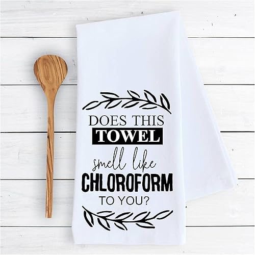 Miniatura 2 de Kitchen dish towel Does this towel smell like funny cute Decor drying cloth…100% COTTON