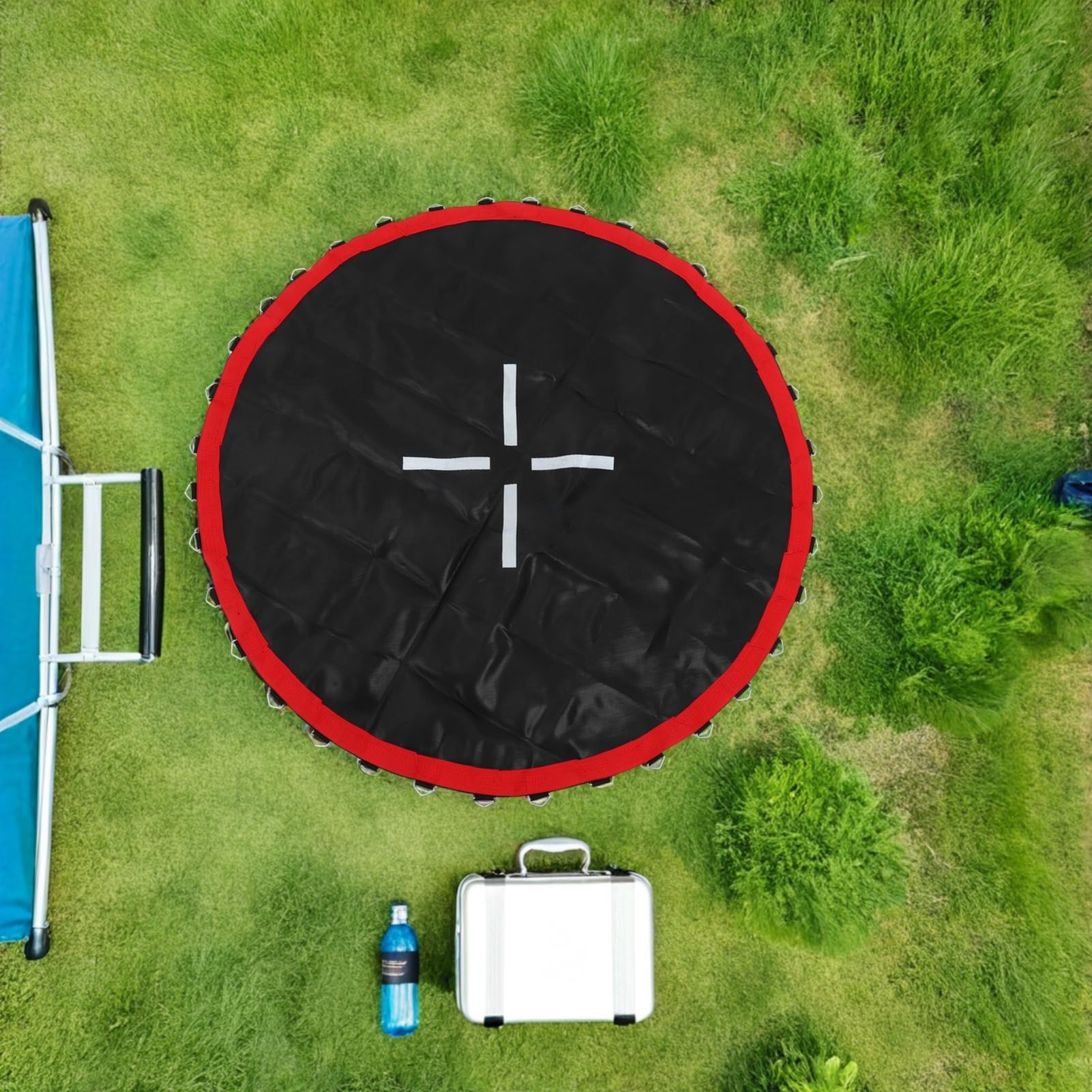 Tappeto Elastico per Trampolino Sostituzione Resistente per Fitness all Aperto Materiale Durevole Installazione Rapida Superficie in Rete Traspirante capacità di Peso Certificata
