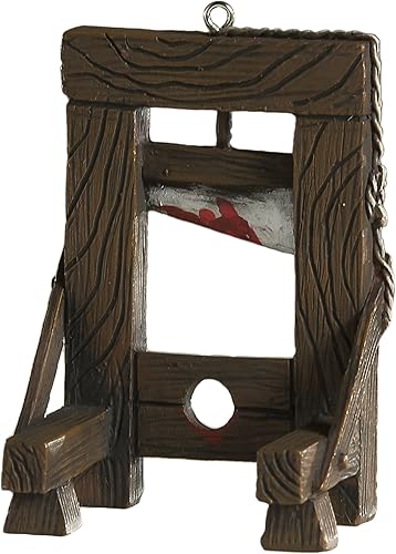 Adorno de guillotina sangrienta, accesorio aterrador y decoración para Halloween, Navidad, fiestas y eventos, por HorrorNaments
