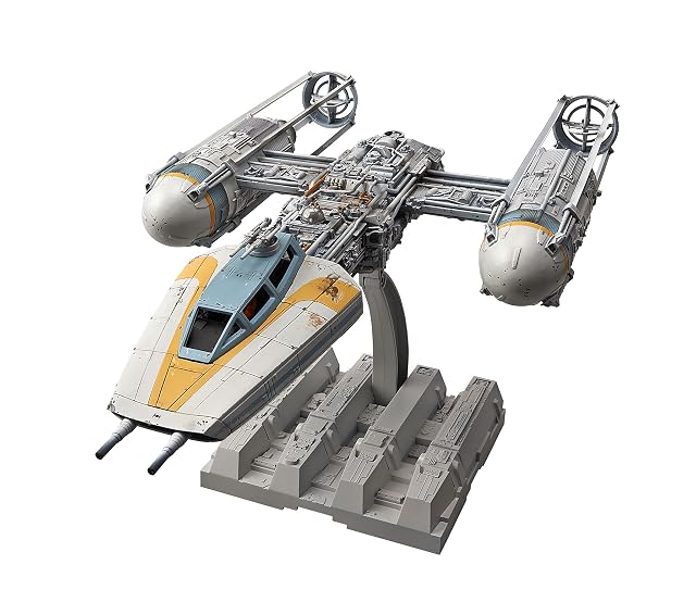 Revell 01209 Y-Wing Starfighter Bandai (Sistema de Clic) Escala 1:72 sin Construir/precolor/Click-Together…