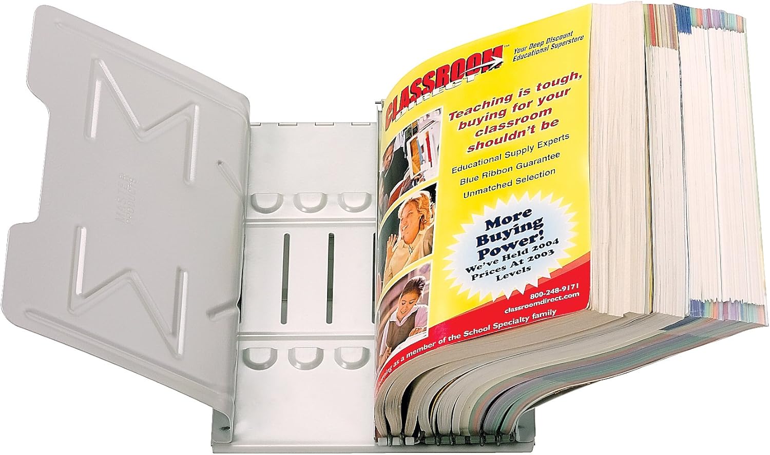 Master Catalog Rack, Organizes and Displays Catalogs