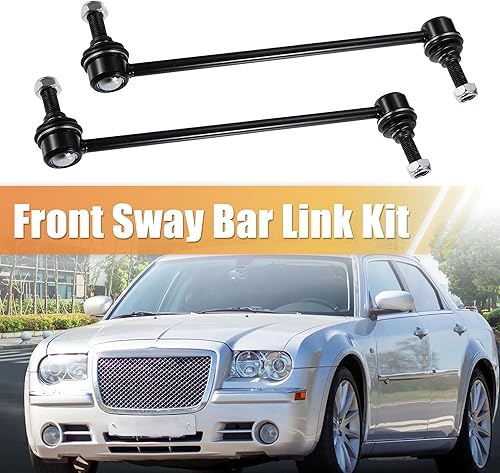 Miniatura 2 de X AUTOHAUX Kit de suspensión de enlace de extremo estabilizador de barra estabilizadora delantera para Buick LaCrosse Regal para Chevrolet Impala