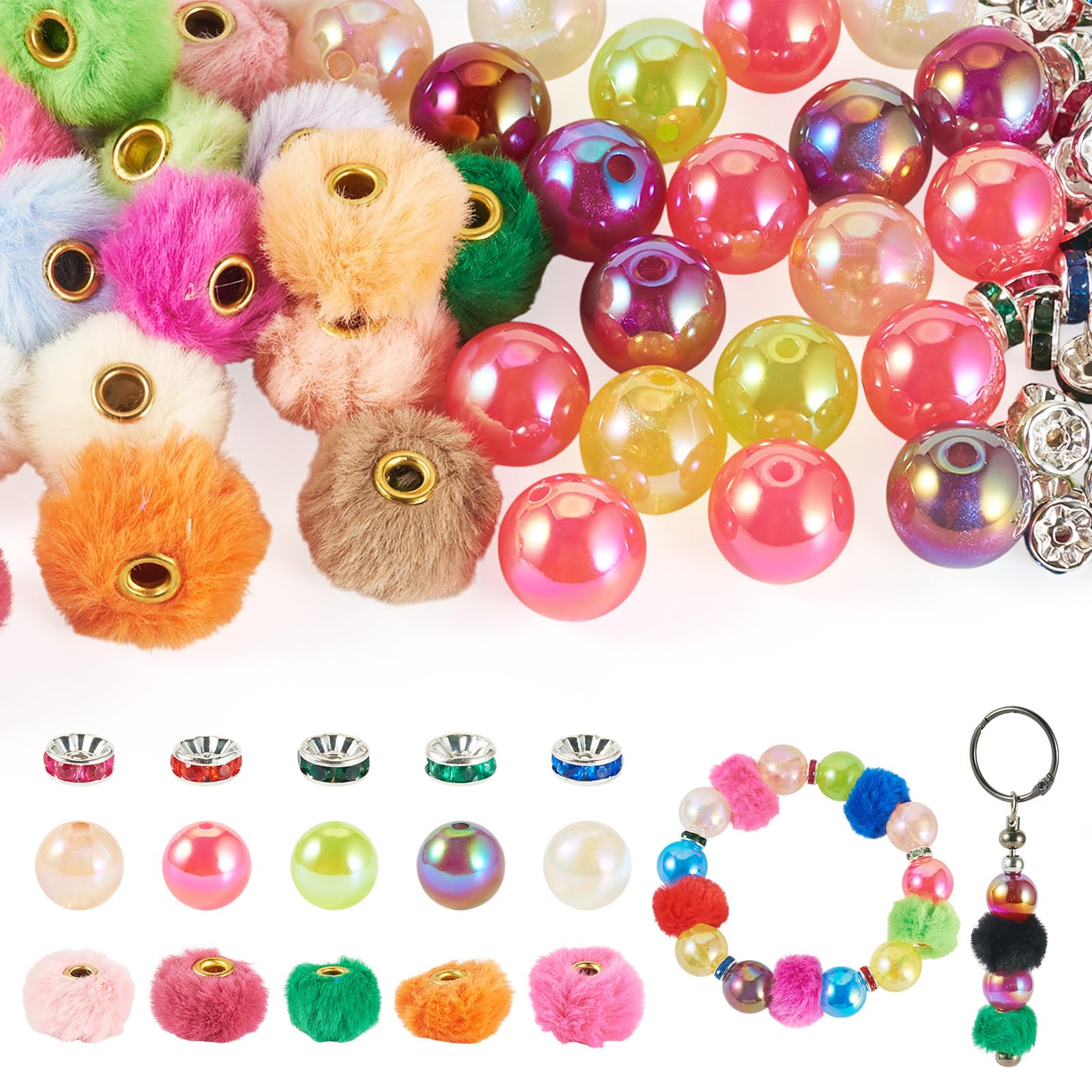 Perles avec strass pour éviter les bijoux ternes et sans originalité