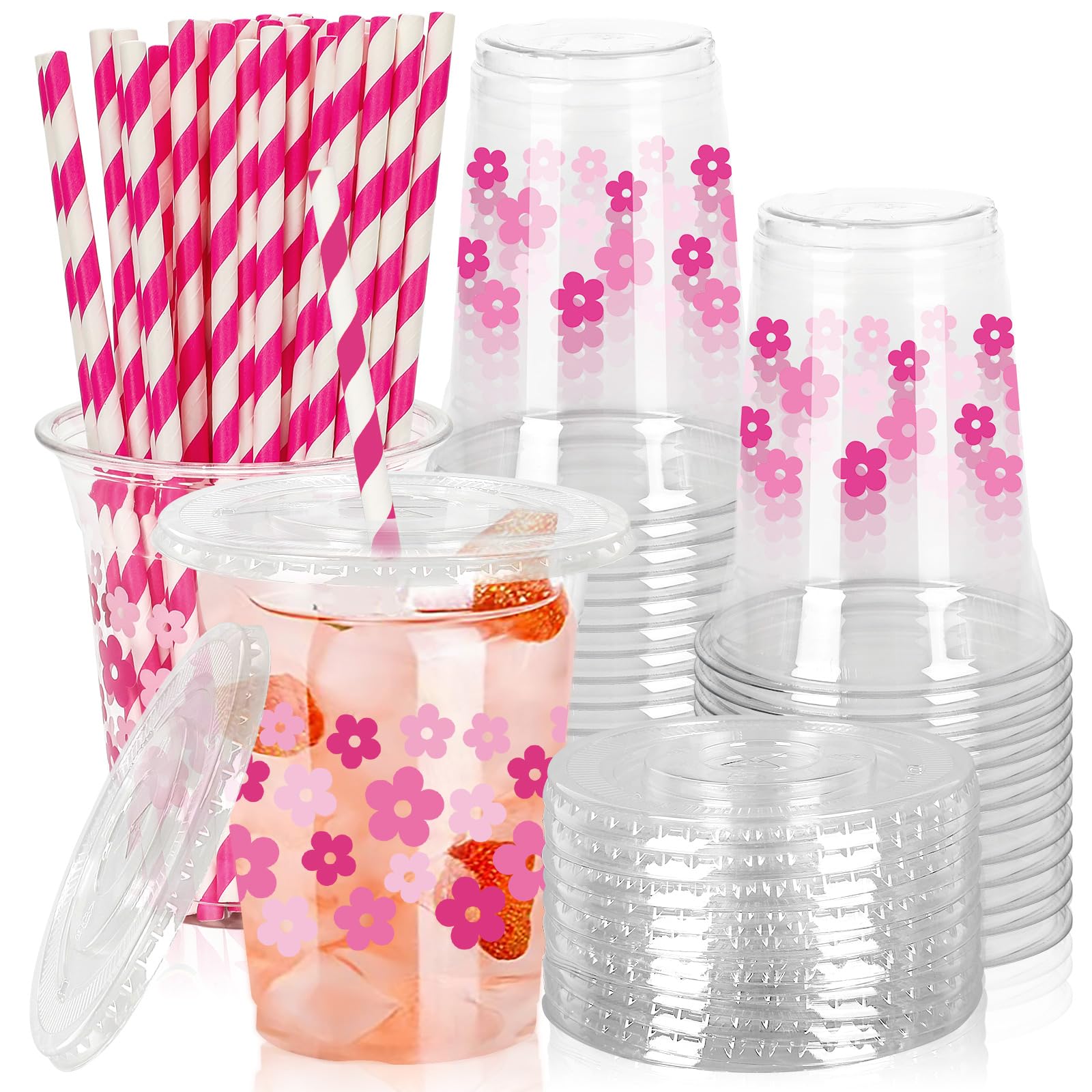 acrylic tumblers with luds Personalized Tumbler with Lid and Straw, Clear Acrylic Tumbler, 16oz main image 0