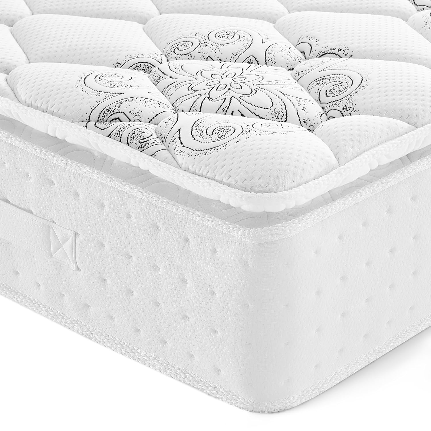 Matratze 80×200 7-Zonen Federkernmatratze Vesgantti Taschenfederkernmatratze Mittelfeste Orthopädischem Tonnentaschenfederkernmatratze (H4,…