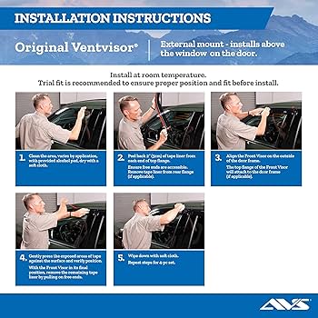 ★ｔｍｍ★ 194761 Ventvisor Deflector; Smoke; In-Channel; 4 pc. - JEGS