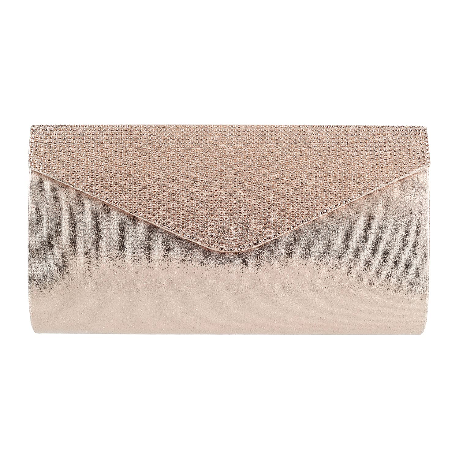 mochi Faux Leather Secure Magnet Snap Party Clutch For Women (38-7214)-picture-18