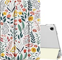 Vista 35 de MoKo Funda para Galaxy Tab A9+/A9 Plus de 11 pulgadas 2023, Funda Protectora Inteligente Delgada con Soporte y Carcasa Trasera Translúcida de PC