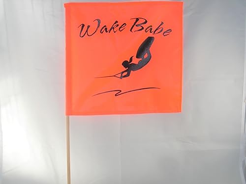 Bandera de barco de esquí acuático/wakeboard para mujer