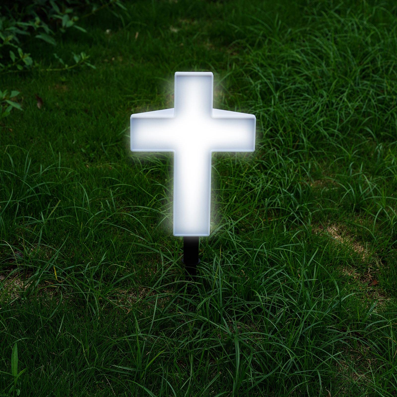 HUGS IDEA Lampe Solaire En Forme De Hibou Pour Tombe, Motif