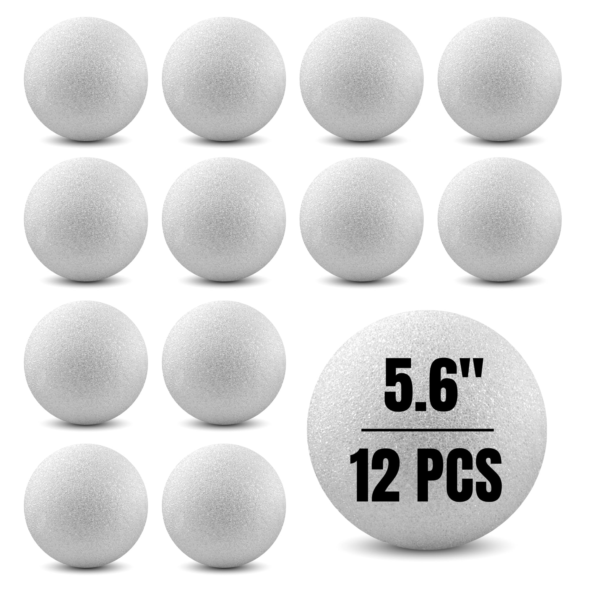 Boules en mousse de décoration pour créer des projets de Noël en famille