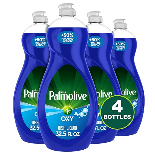 Palmolive Ultra Dish Soap Oxy Power Degreaser, 32.5 Fl Oz (Pack of 4)