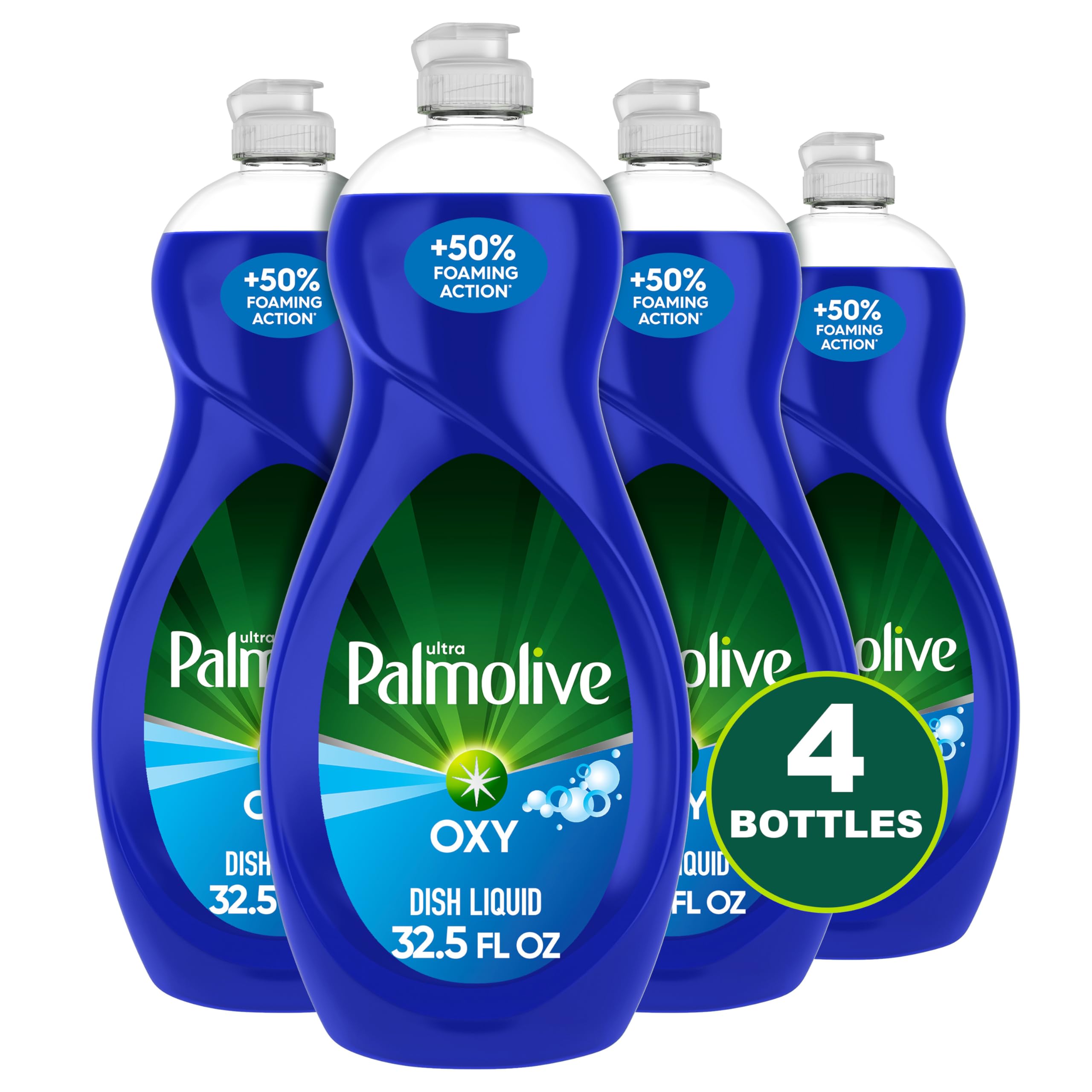Palmolive Ultra Liquid Dish Soap, Oxy Power Degreaser - 32.5 Fluid Ounce 4 Pack