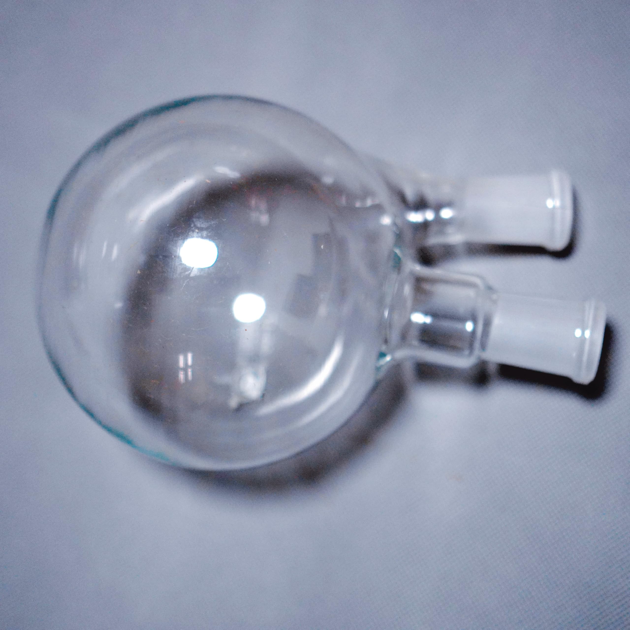 Laborglas-Rundkolben, 2-Hals-Kochkolben – 500 ml, 1000 ml, 2000 ml, 5000 ml, 10000 ml mit 24/40-Verbindungen(1000ml)