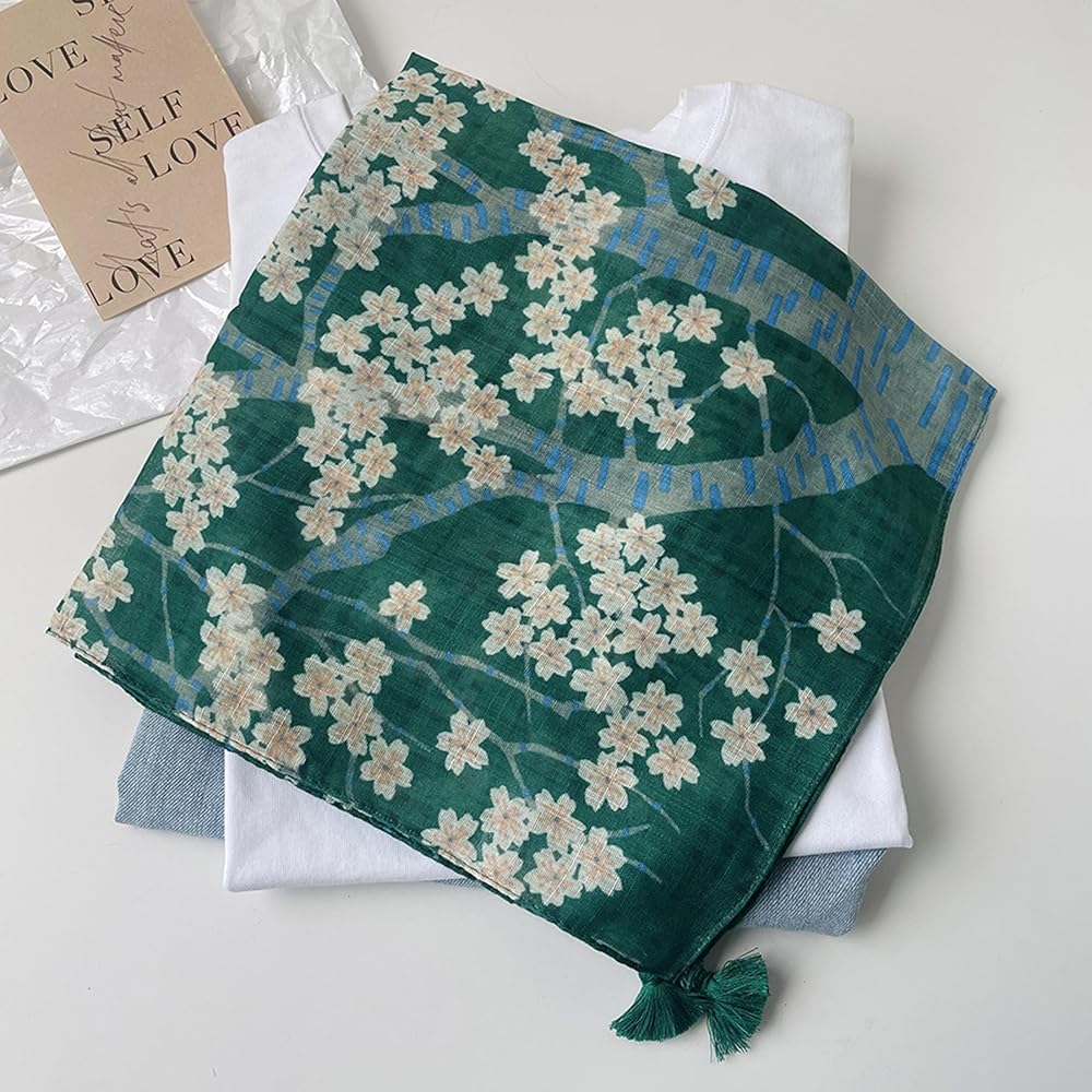 VERSACE 花柄 スカーフ 約60cm x 60cm ラージ シルク スカーフ ヴェルサーチェ トレジャー 90 cm
