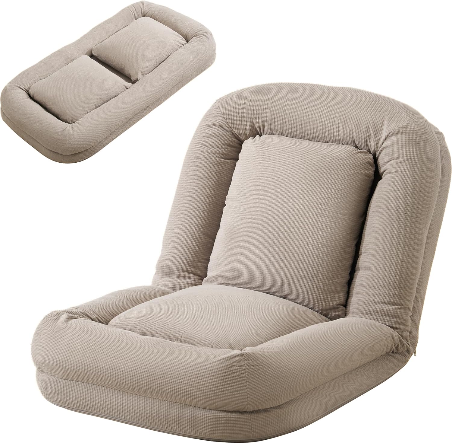 ソファー ソファーベッド 座椅子 6段調整可能 3WAY 1人掛け シンプル