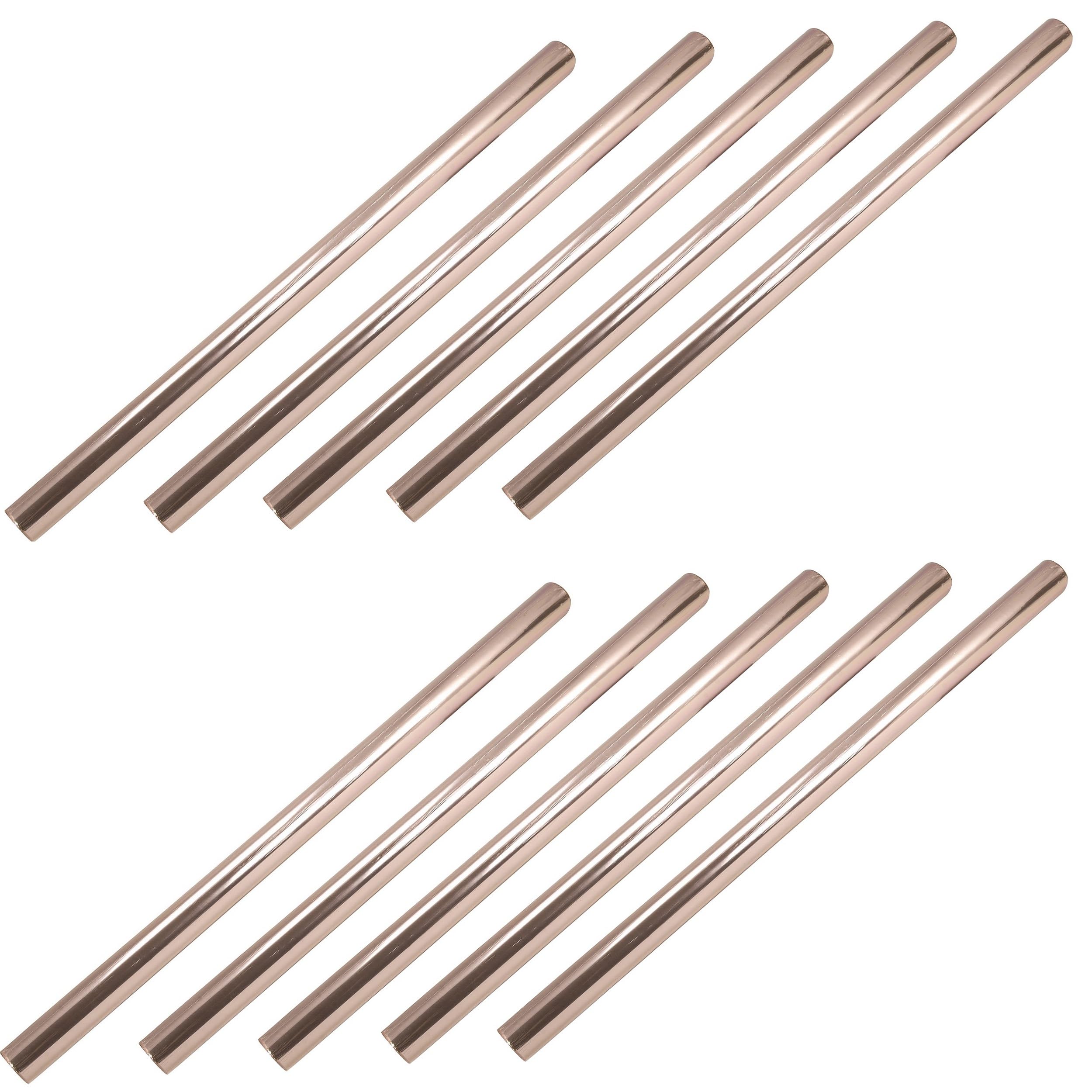 HRB Transparentfolie, 50 Meter Cellophan Folie 10 Rollen 5,00m x 0,70m Geschenkfolie, Blumenfolie