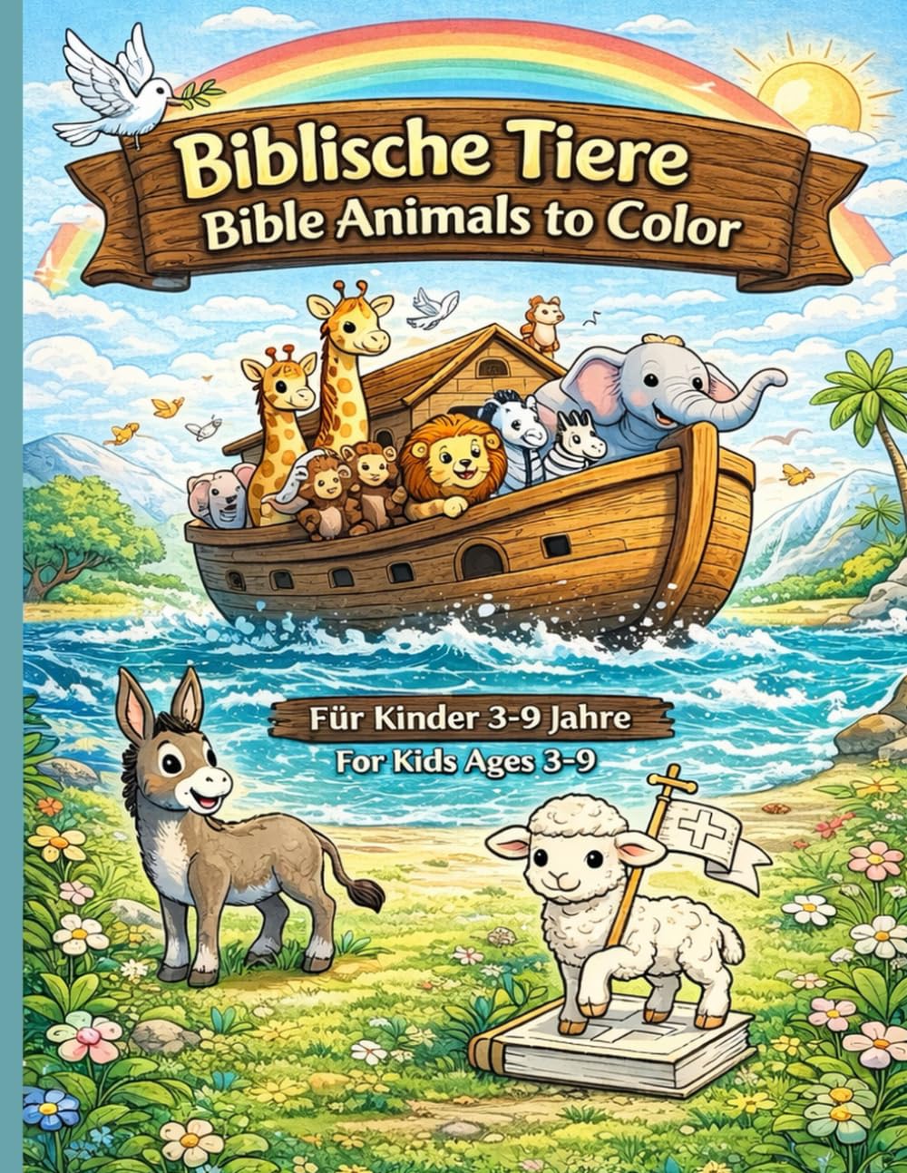 Biblische Tiere zum Ausmalen: Bible Animals to Color