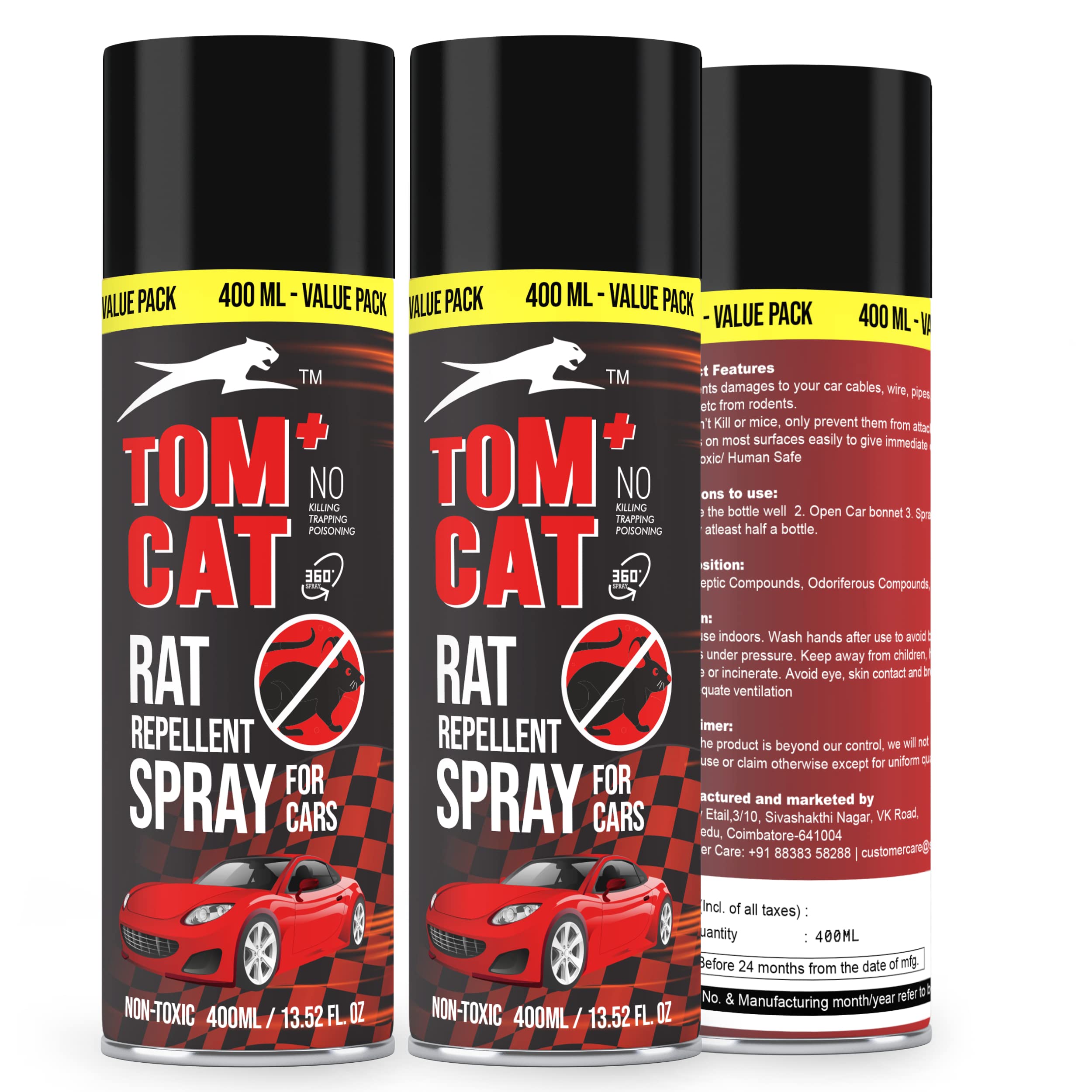 See full amazon price history chart for Shadow Securitronics Tom CAT No Entry Rat Repellent Spray for Cars Highly Effective with and Lasts 1 Year Leak Free Easy to Spray Nozzle 1st time in India (002) Shadow Securitronics Tom CAT No Entry Rat Repellent Spray for Cars Highly Effective with and Lasts 1 Year Leak Free Easy to Spray Nozzle 1st time in India (002) (B0B8HKSRBC) Amazon Price History, Amazon Price Tracker
