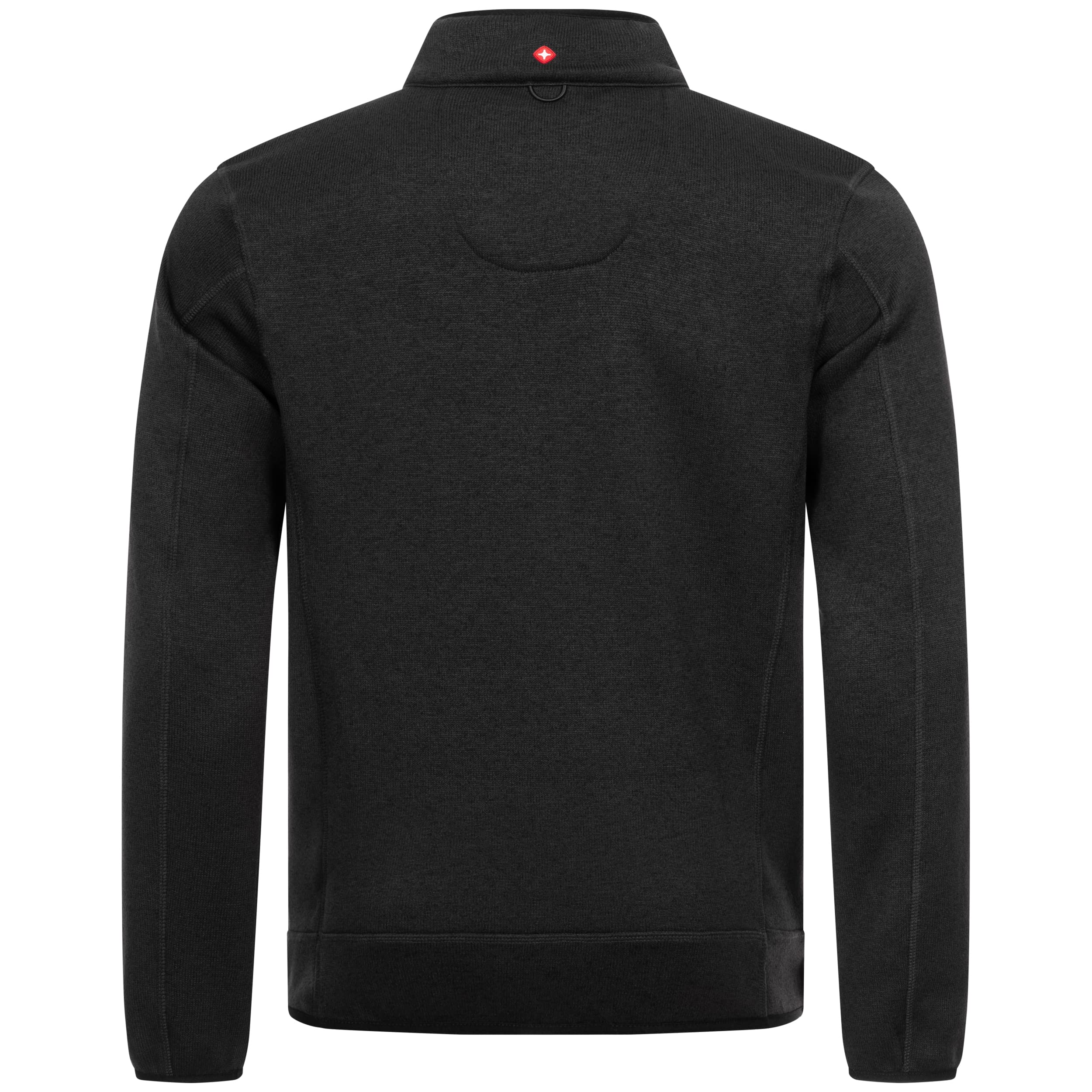 Höhenhorn Tacul Herren Jacke Cardigan mit Fleece-Innenseite Strickfleece Outdoor Stehkragen Warm Norweger S-3XL
