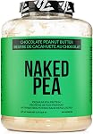 NAKED PEA - 100% Isolation des protéines de pois provenant des fermes nord-américaines - 5lb Végétarien, végétalisé, en vrac & Protéines végétales. Tous 9 Amino essentiel - Facile à digérer - Vitesses de récupération musculaire - NSF Certifié - Non-OGM - Pas de conservateurs - Sans gluten, Lactose Fr