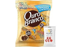 2DAY BRAZIL: Lacta Ouro Branco Bombon: Exquisite White Chocolate Balls Filled with...