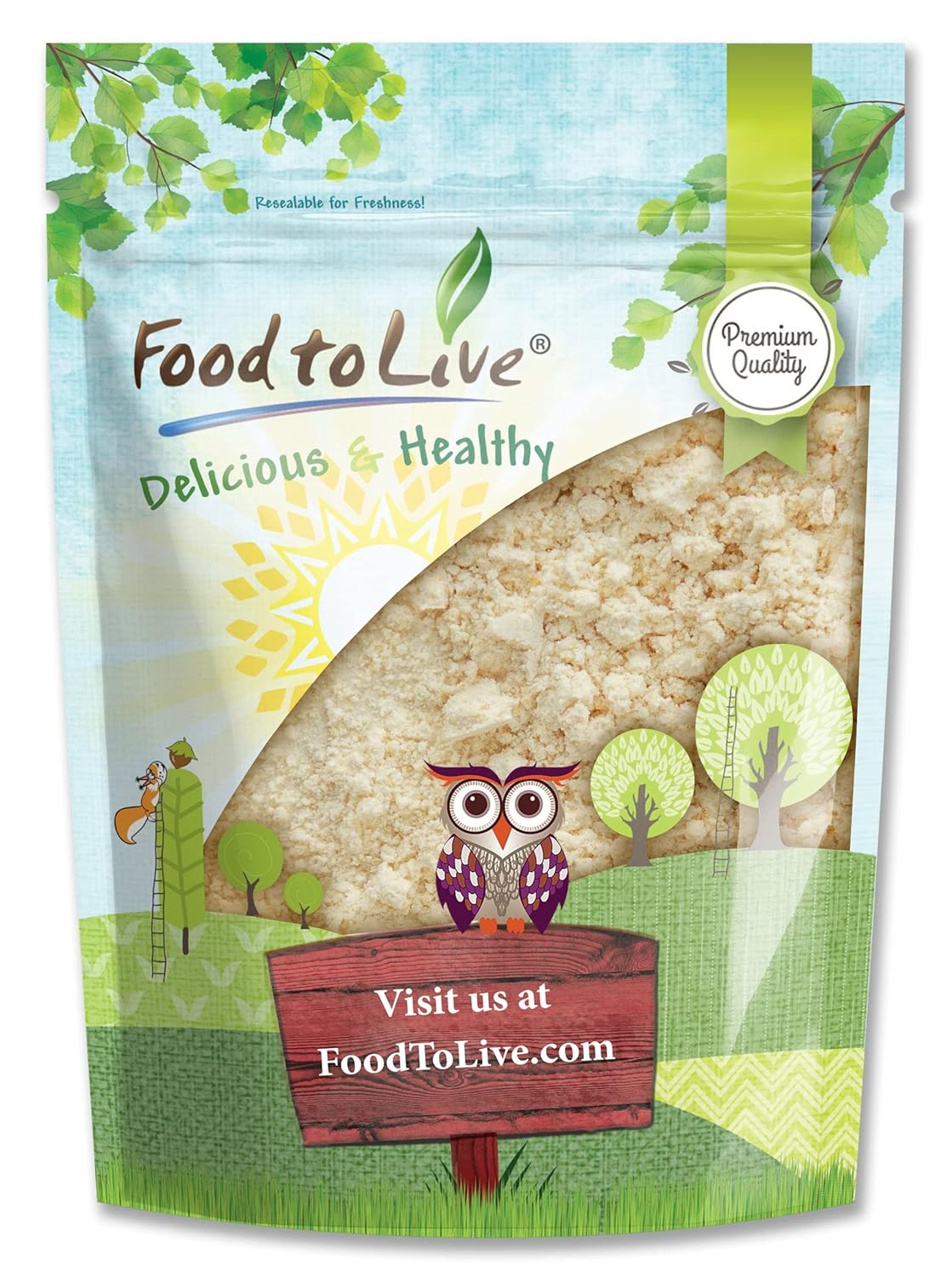 Food to Live Onion Powder, 3 Pounds - Finely Ground Dried Onions, Vegan, Rich Onion Flavor, High in Vitamin C, Dietary Fiber