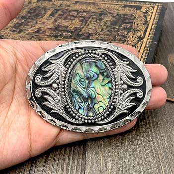 【チョコミントベーグル】AMERI WESTERN BUCKLE Amazon.com: YOQUCOL Vintage American Western Cowboy Abalone