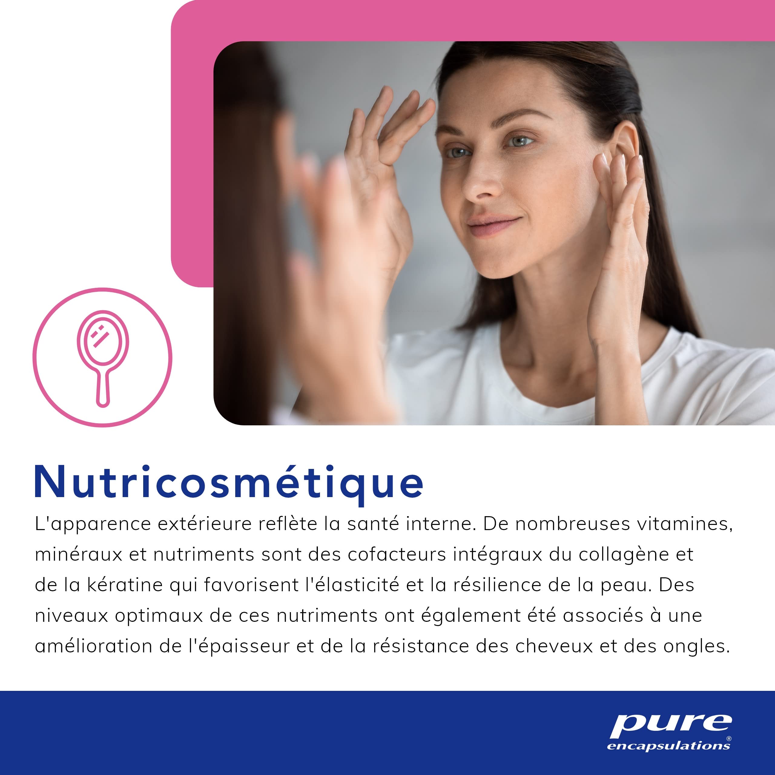 Pure Encapsulations - Pycnogenol - Extrait Naturel de Pin Maritime Titré - Contribue à Maintenir l'Élasticité de la Peau & Une Bonne Circulation - 60 Gélules Véganes
