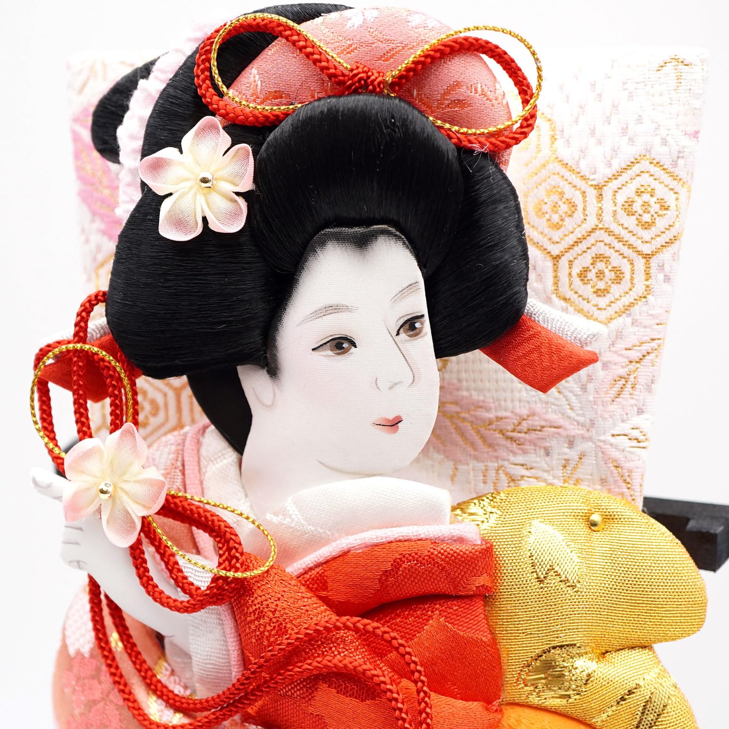 Amazon.co.jp: 人形の久月 8号振袖羽子板飾り 新特黒塗りケース