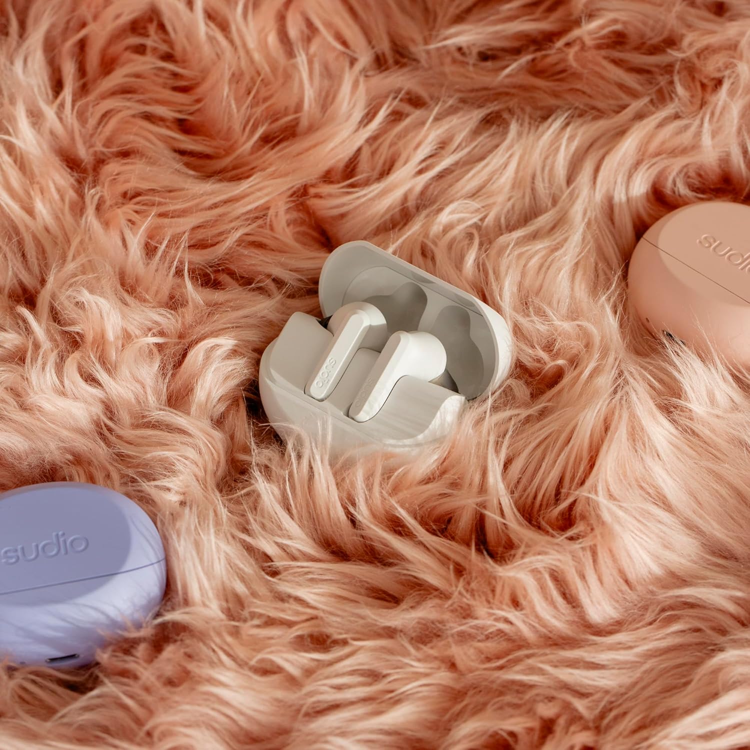 Sudio A3 Pro Noise Cancelling Earbuds – 25H Playtime, ANC, Multipoint Bluetooth 5.4, Clear Calls, IPX4 Sweat & Splash Resistant, USB-C Charging, Made from Recycled Plastics (White) - Image 4