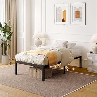 Metal Bed Frame-Simple and Atmospheric Metal Platform Bed Frame