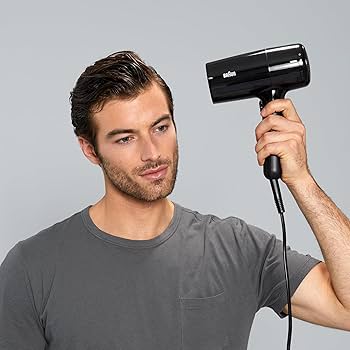 Braun Hair dryer HD2.2 Light Weight, Fast Performance and Shine, 2200 Watts, 3 Heat Mode plus cool shot, with 2 Attachments Drying Nozzle, Curl Diffuser, BRHD225SDE - Ion Black..: Buy Online at