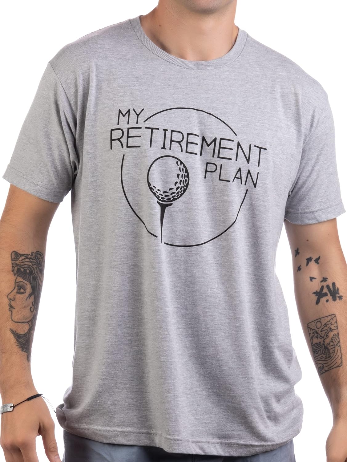 My (Golf) Retirement Plan | Funny Saying Golfing Shirt Golfer Ball Humor for Men T-Shirt