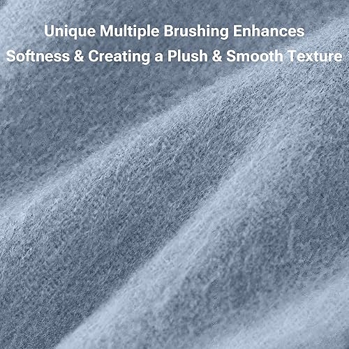 Vista 306 de True North by Sleep Philosophy - Juego de ropa de cama acogedora de franela 100% algodón, estampado de animales y estrellas, lindo, ultrasuave