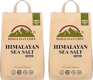 Himalayan Chef Sea Salt, Coarse Grain, 640 Ounces Mineral Salt, Pure & N...