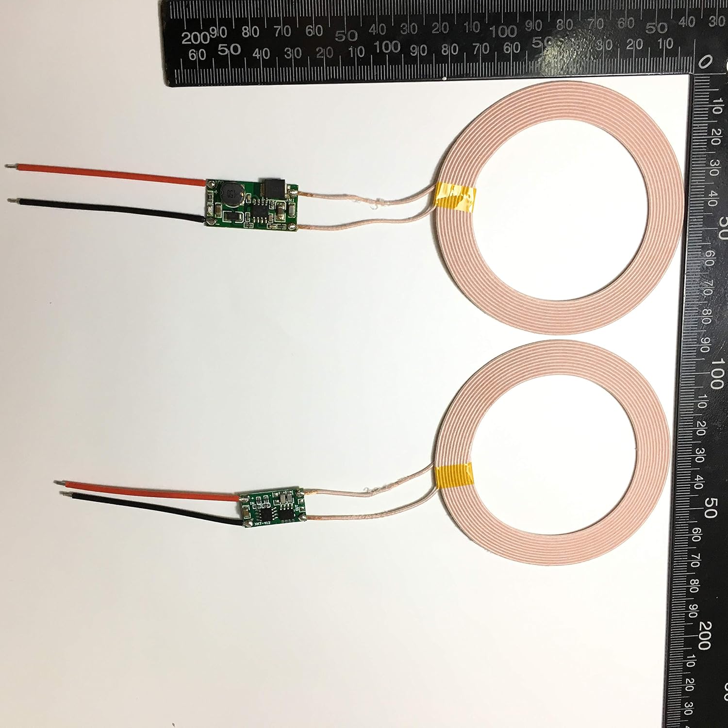 Taidacent 12V Transmitter 20mm 5V 800mA Output Wireless Inductive Coil Wireless Inductive Modules Wireless Charging Module