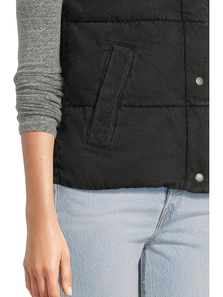 Black Levi's® Denim Puffer Vest