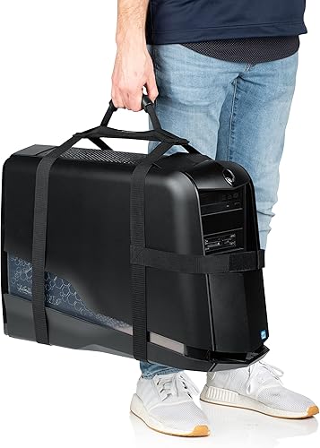 Miniatura 3 de Slappa Arnés de soporte para torre de computadora de escritorio para torres de PC de tamaño mediano a grande (SL-PCCARRYHARNESS)