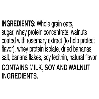 Quaker, Protein Instant Oatmeal, Banana Nut, 12.9 Oz, 6 Count (Pack of 1)
